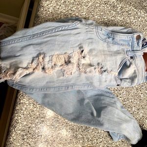 The jeans are Hollister only worn twice they are very good condition